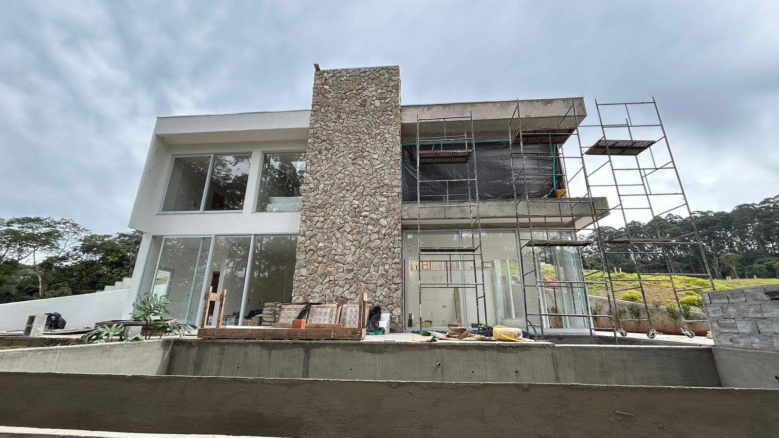 Obras em andamento